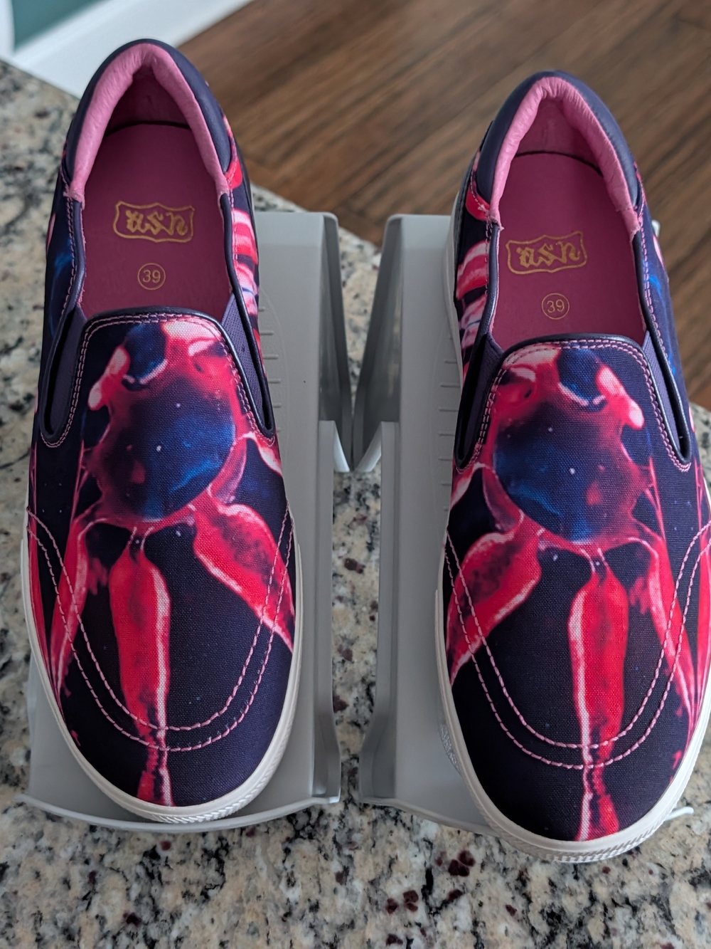 Ash Jungle Platform Slip On Sneakers Floral Print Sz 39 -NEW